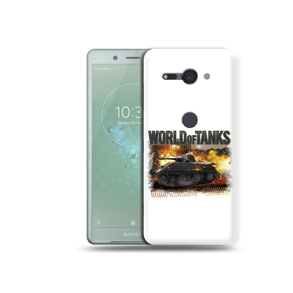 

Чехол MyPads Tocco для Sony Xperia XZ2 Compact Мир танков-2, Прозрачный, Tocco