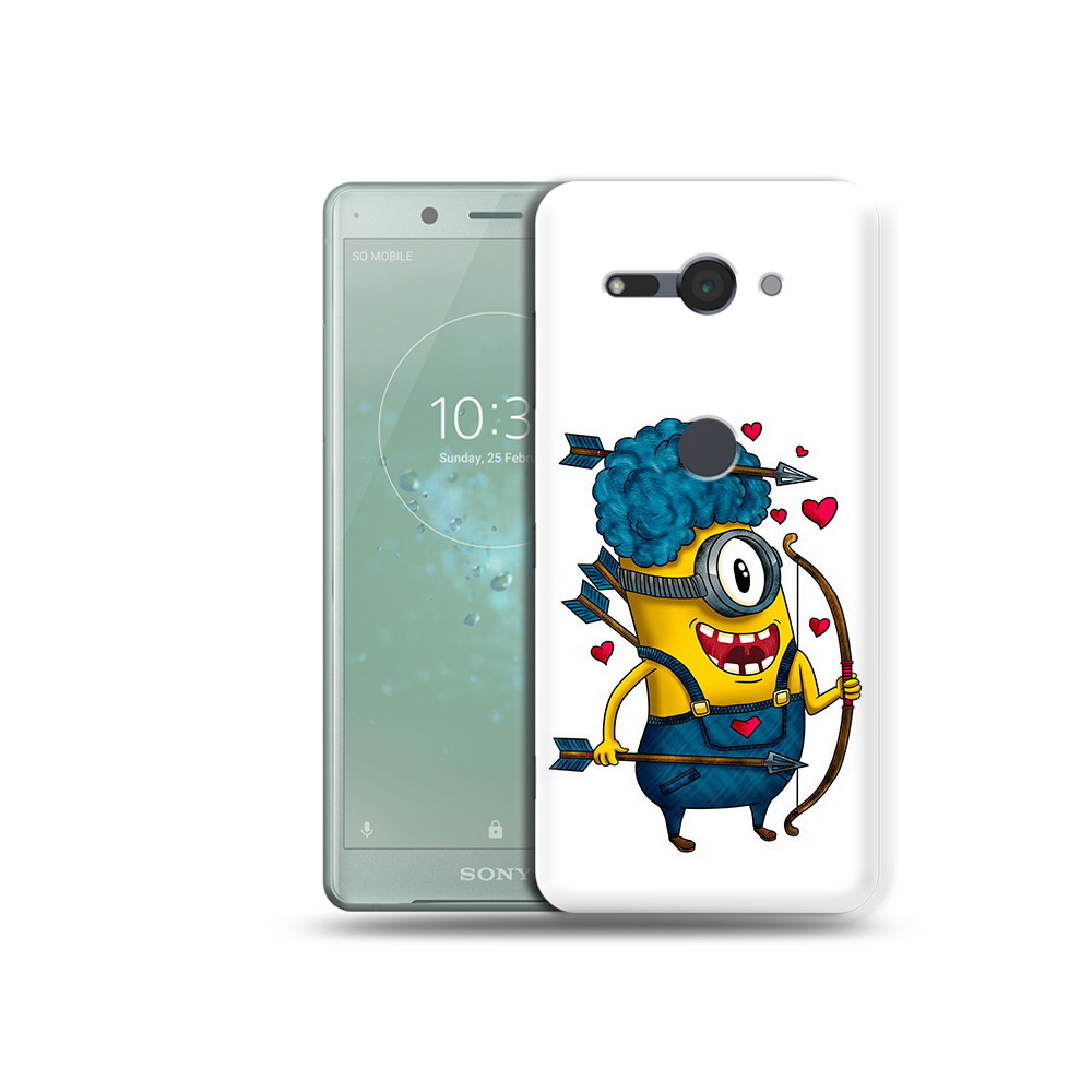 

Чехол MyPads Tocco для Sony Xperia XZ2 Compact Миньон купидон, Прозрачный, Tocco
