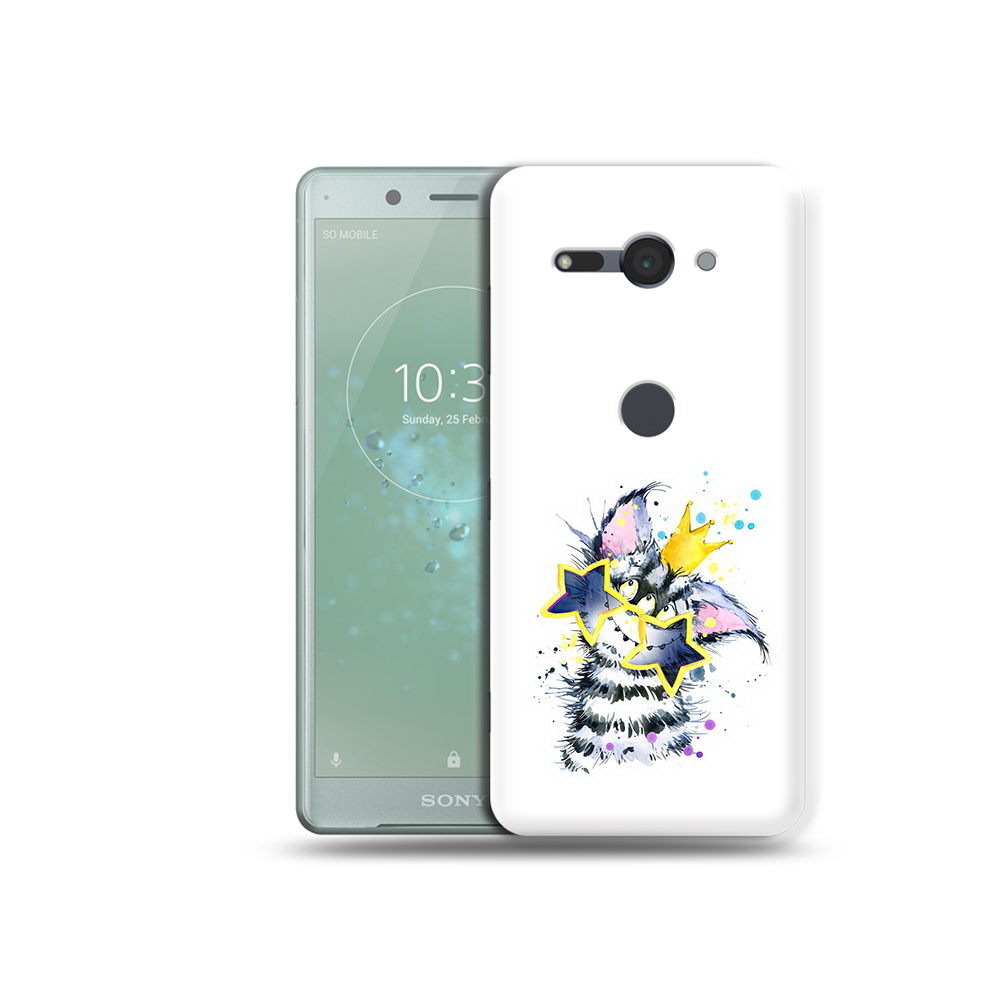 

Чехол MyPads Tocco для Sony Xperia XZ2 Compact Мартовский Нуся, Прозрачный, Tocco