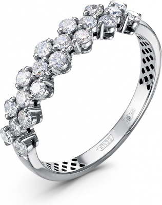 

Кольцо с 20 бриллиантами из белого золота р. 17 Klondike 01-01903-03-001-01-03, 01-01903-03-001-01-03