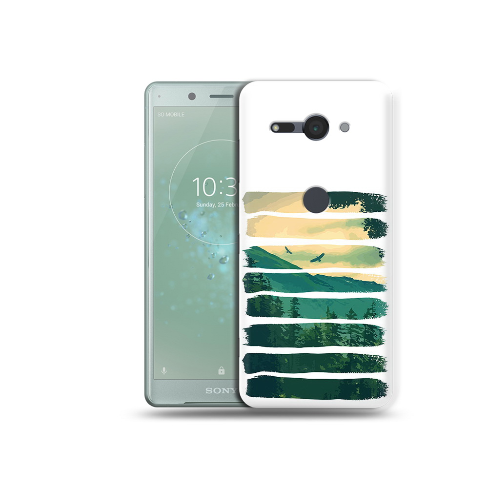 

Чехол MyPads Tocco для Sony Xperia XZ2 Compact Лесная чаща, Прозрачный, Tocco