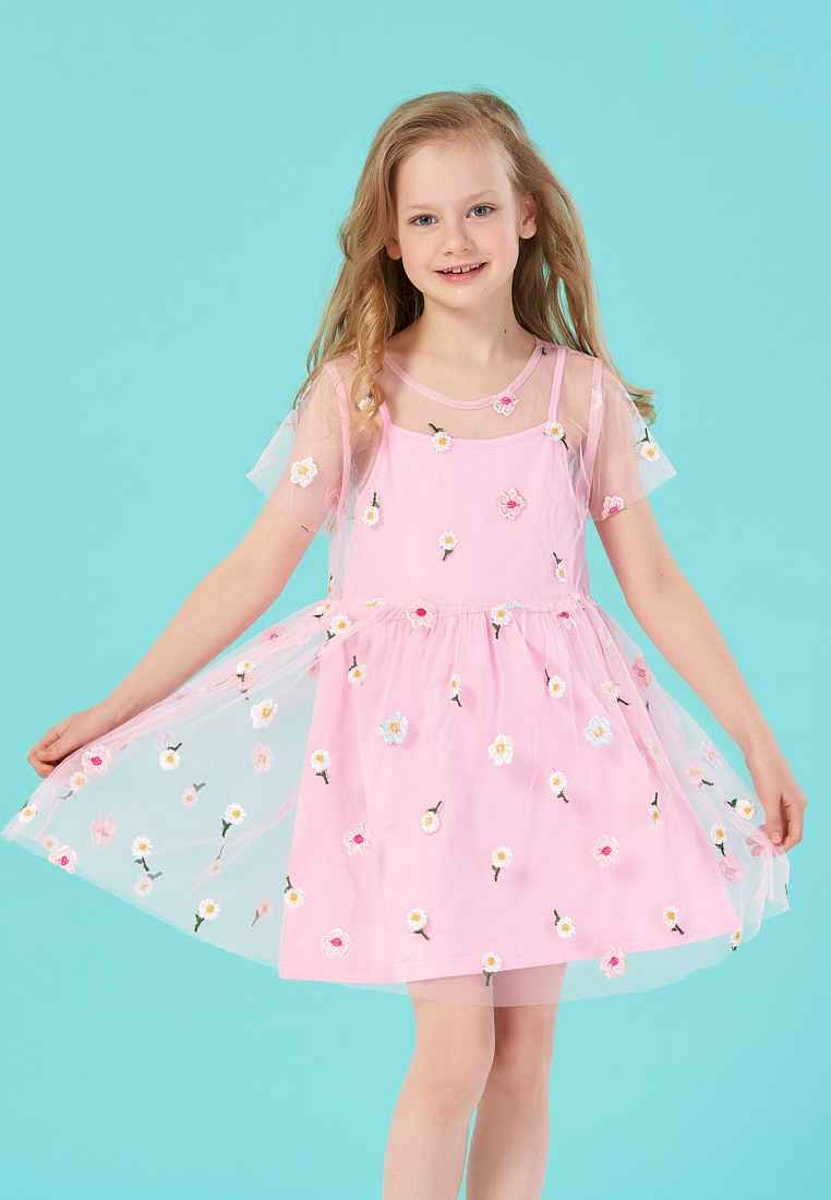 фото Платье детское max&jessi ss21c19000514 розовый р.98