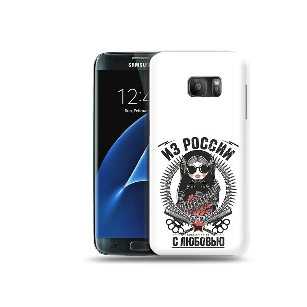 

Чехол MyPads Tocco для Samsung Galaxy S7 Из России с любовью, Прозрачный, Tocco