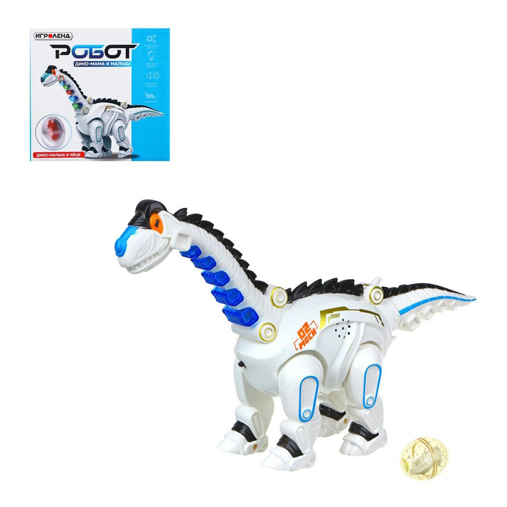 

Интерактивная игрушка Игроленд Робот Дино, Разноцветный