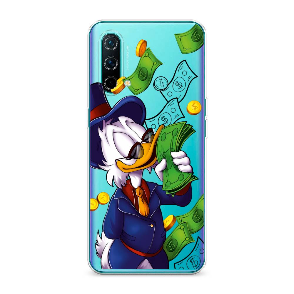 

Чехол на OnePlus Nord CE 5G "Scrooge McDuck with Money", Синий;зеленый;белый, 151850-6