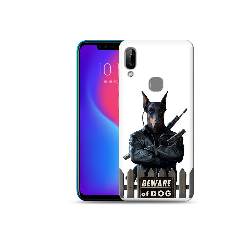 

Чехол MyPads Tocco для Lenovo S5 Pro доберман, Прозрачный, Tocco