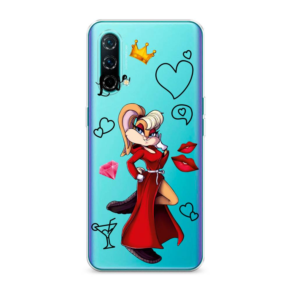 

Чехол на OnePlus Nord CE 5G "Rich Lola Bunny", Красный;бежевый;оранжевый, 151850-6