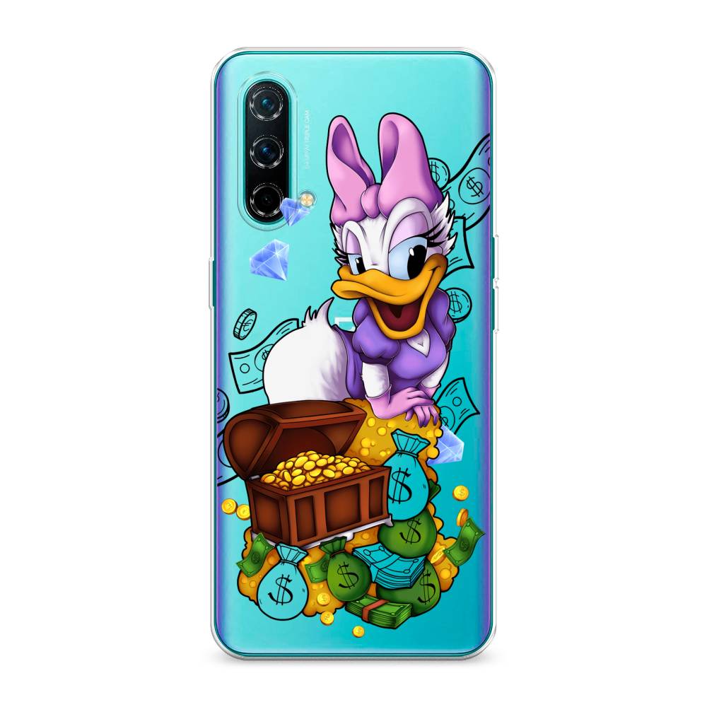 

Чехол на OnePlus Nord CE 5G "Rich Daisy Duck", Коричневый;белый;фиолетовый, 151850-6