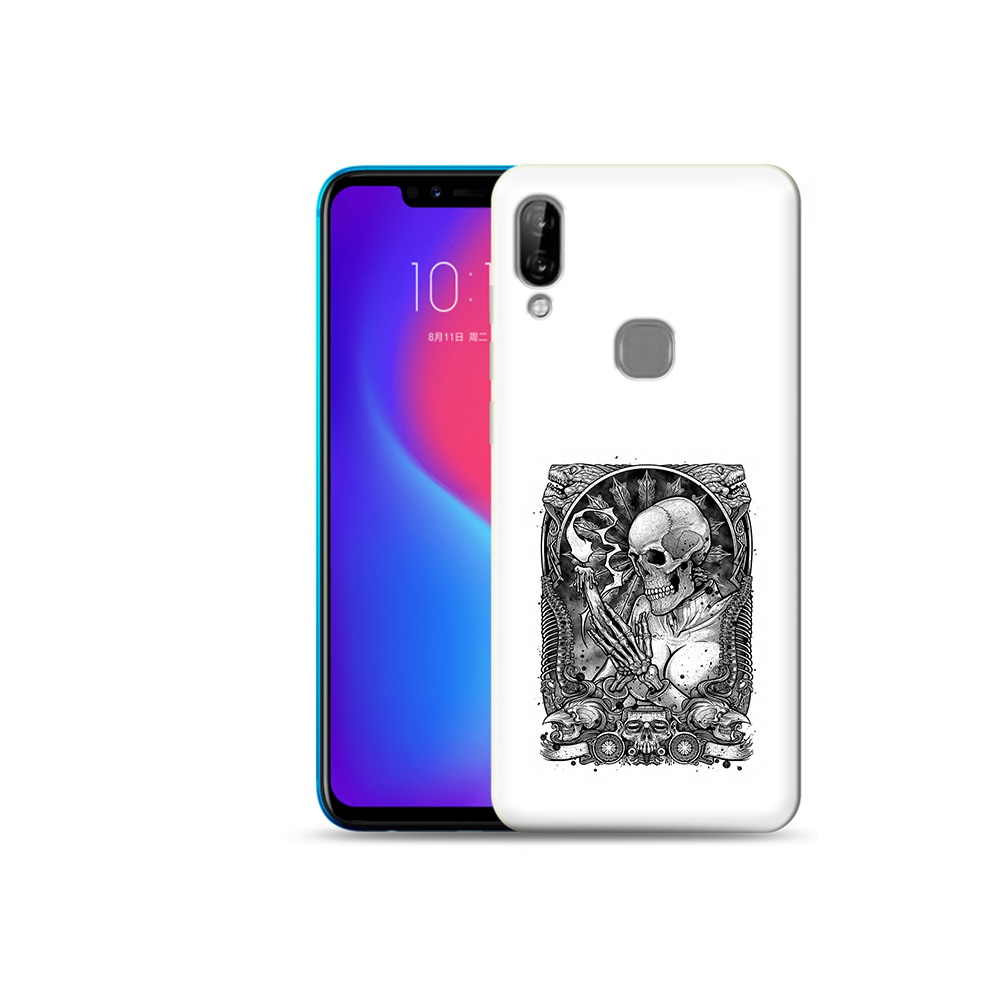 

Чехол MyPads Tocco для Lenovo S5 Pro девушка скелет, Прозрачный, Tocco