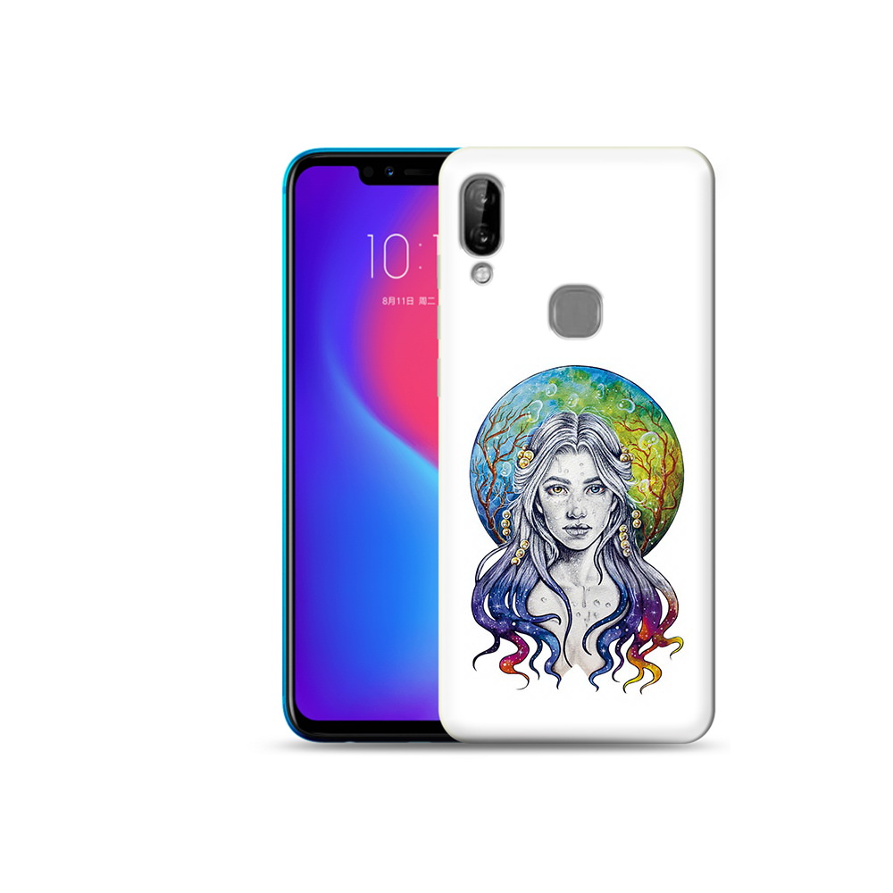 

Чехол MyPads Tocco для Lenovo S5 Pro девушка с красивыми волосами, Прозрачный, Tocco