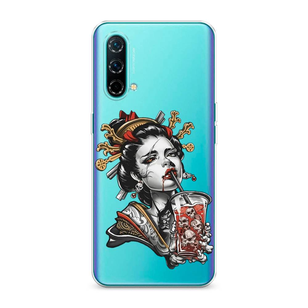 

Чехол на OnePlus Nord CE 5G "Опасная гейша", Красный;черный;серый, 151850-4