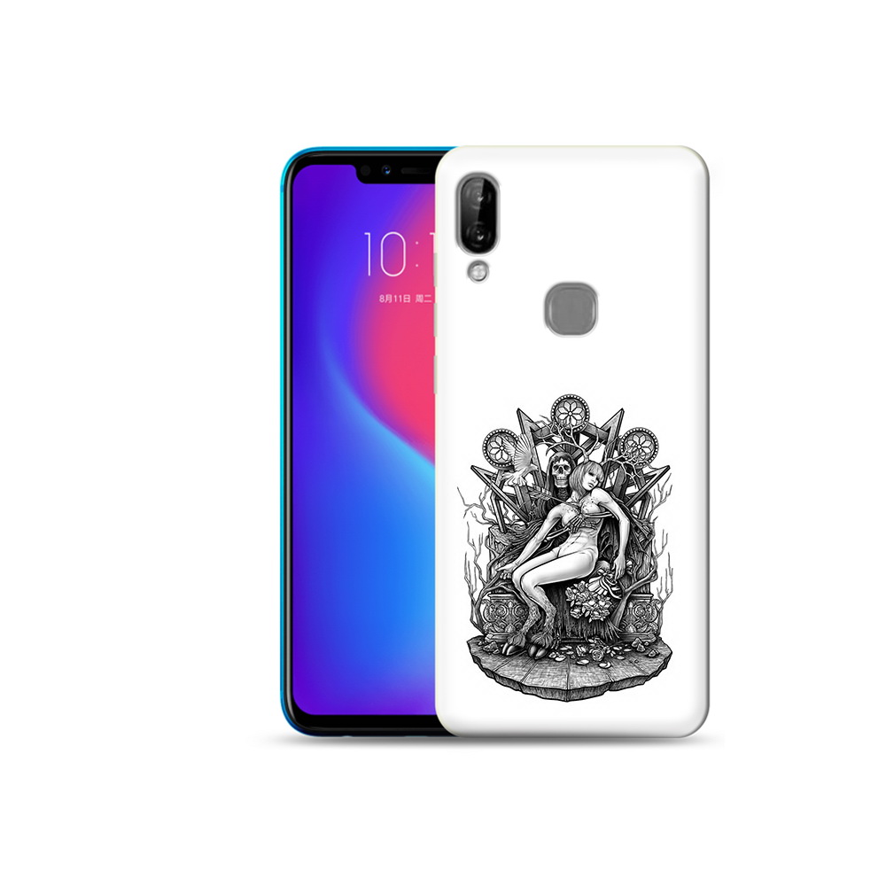 

Чехол MyPads Tocco для Lenovo S5 Pro девушка на троне, Прозрачный, Tocco