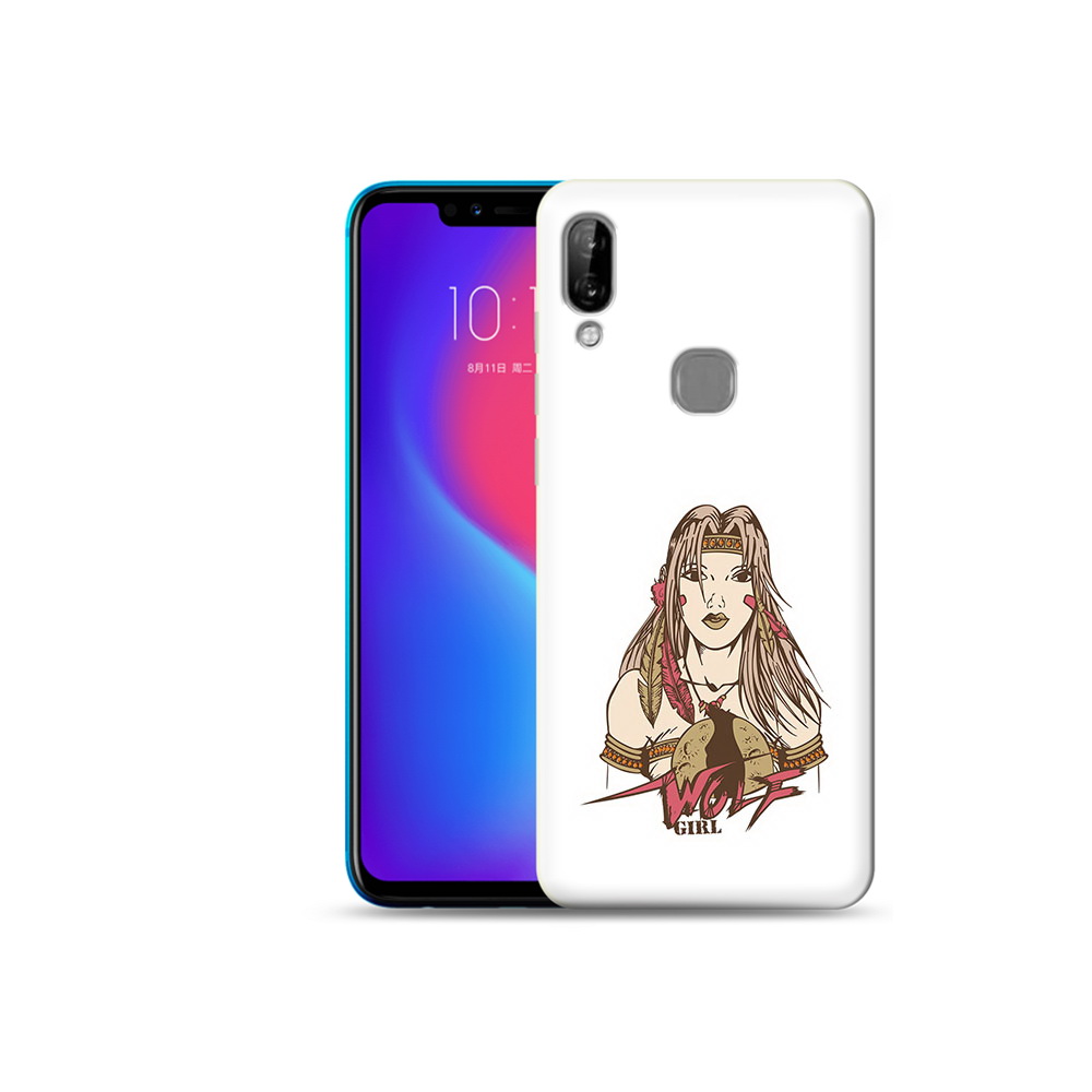 

Чехол MyPads Tocco для Lenovo S5 Pro девушка волк, Прозрачный, Tocco
