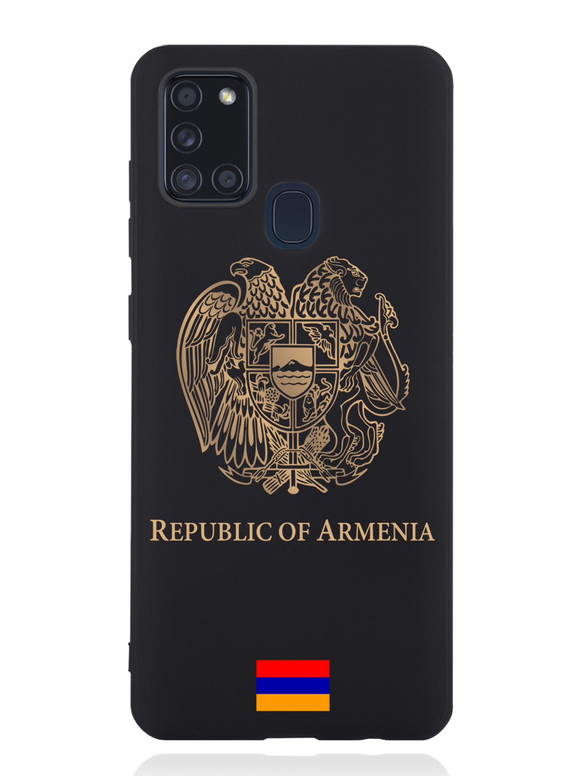 

Чехол SignumCase Samsung Galaxy A21s Золотой Герб Армении, Золотистый;черный, Samsung Galaxy A21s Золотой Герб Армении
