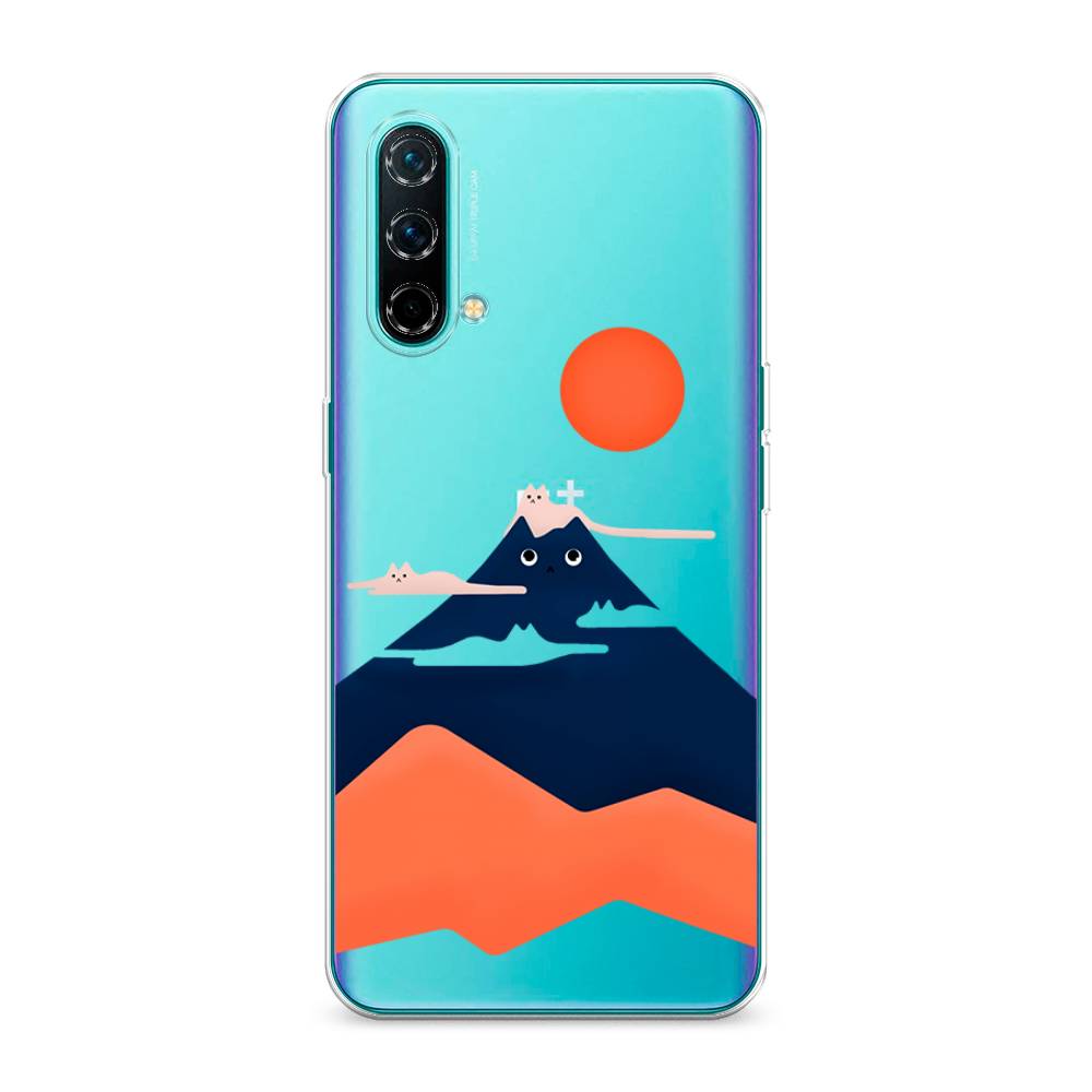 

Чехол на OnePlus Nord CE 5G "Кот-гора", Черный;оранжевый, 151850-4
