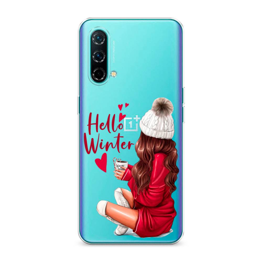

Чехол на OnePlus Nord CE 5G "Hello winter", Красный;белый;коричневый, 151850-5