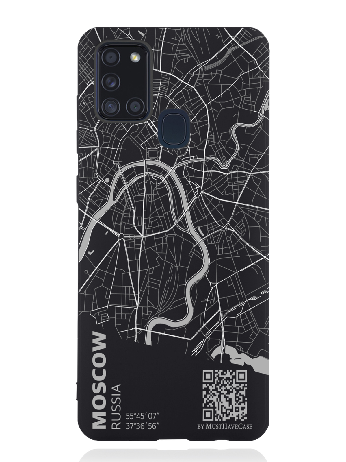 

Чехол MustHaveCase Samsung Galaxy A21s Карта Москвы, Серый;черный, Samsung Galaxy A21s Карта Москвы