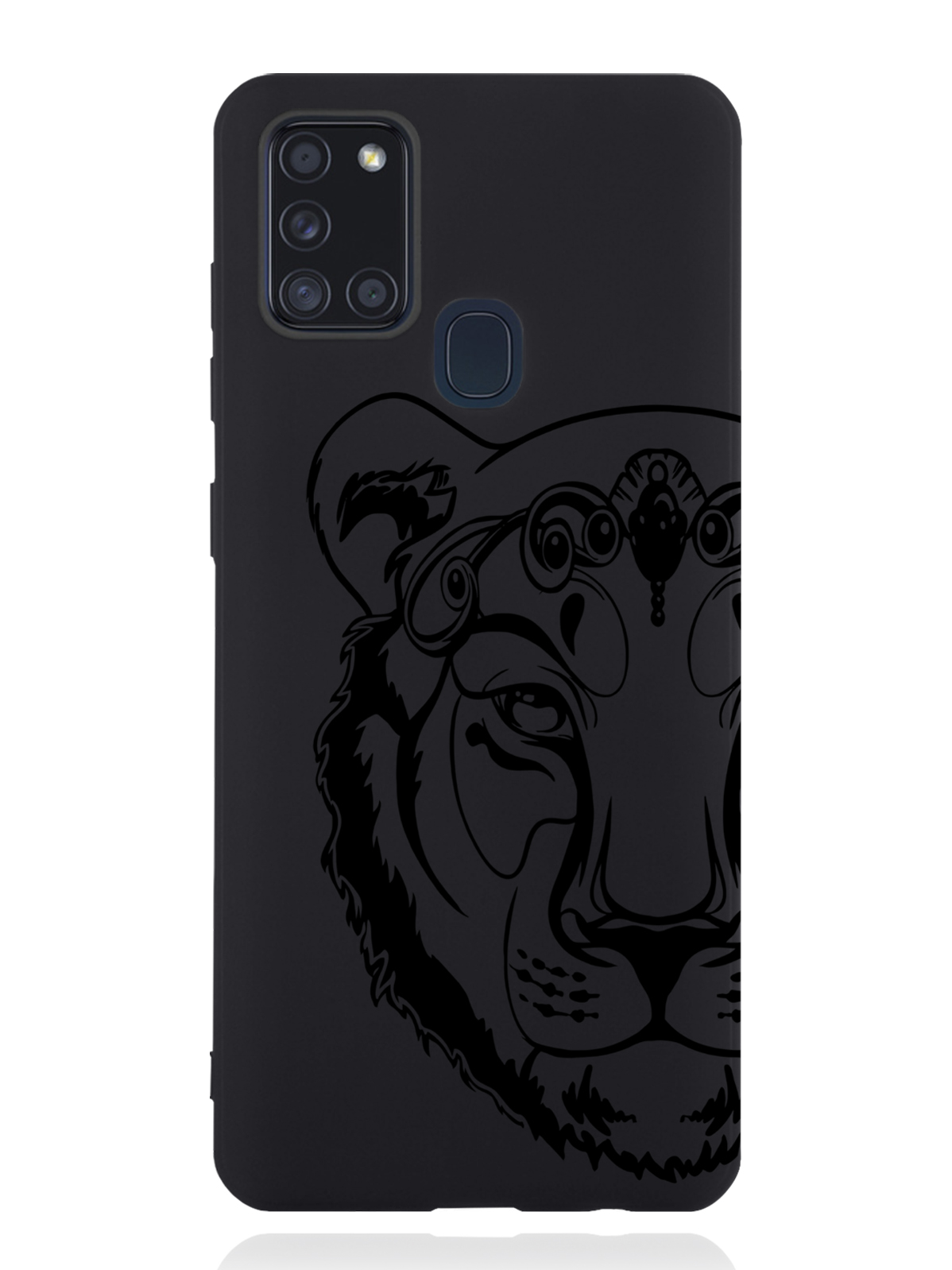 

Чехол MustHaveCase Samsung Galaxy A21s Львица, Черный, Samsung Galaxy A21s Львица