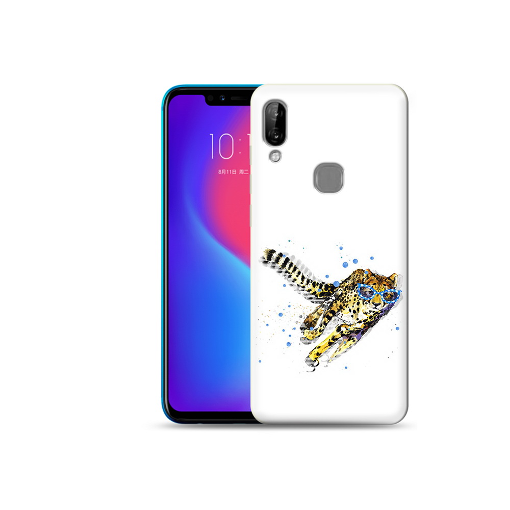 

Чехол MyPads Tocco для Lenovo S5 Pro гепард в очках, Прозрачный, Tocco