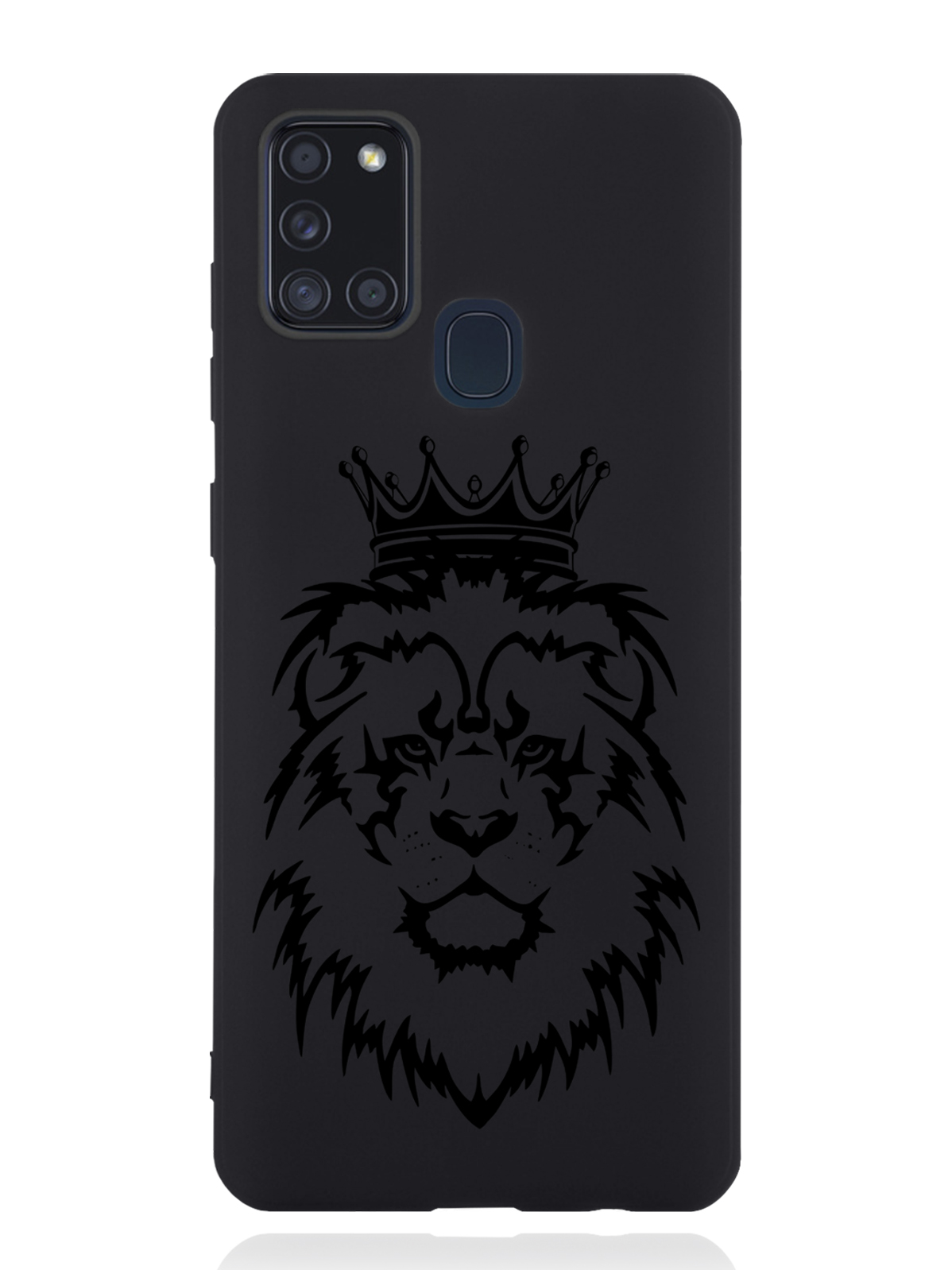 

Чехол MustHaveCase Samsung Galaxy A21s Лев, Черный, Samsung Galaxy A21s Лев