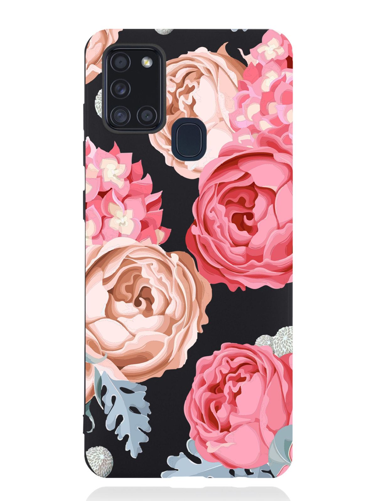 

Чехол MustHaveCase Samsung Galaxy A21s Пионы, Розовый, Samsung Galaxy A21s Пионы