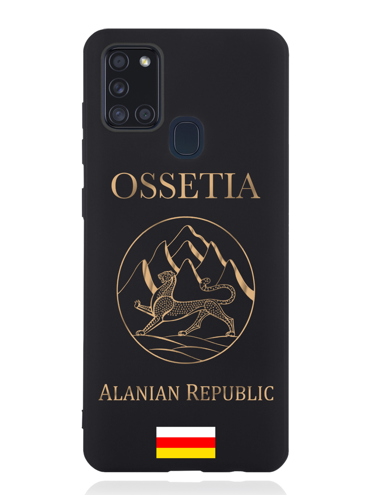 

Чехол MustHaveCase Samsung Galaxy A21s Золотой Герб Северной Осетии, Золотистый;черный, Samsung Galaxy A21s Золотой Герб Северной Осетии