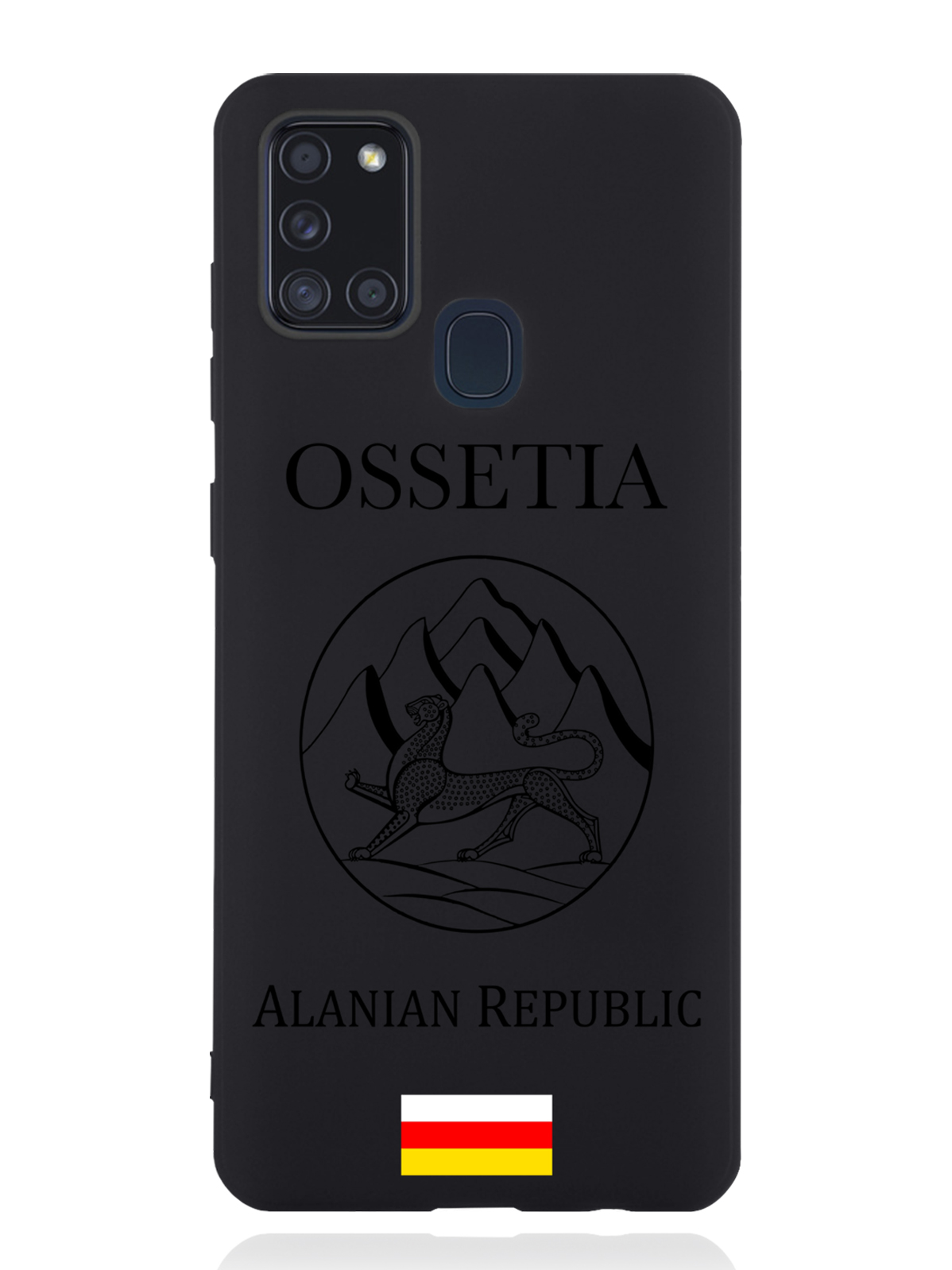 

Чехол MustHaveCase Samsung Galaxy A21s Черный лаковый Герб Северной Осетии, Samsung Galaxy A21s Черный лаковый Герб Северной Осетии