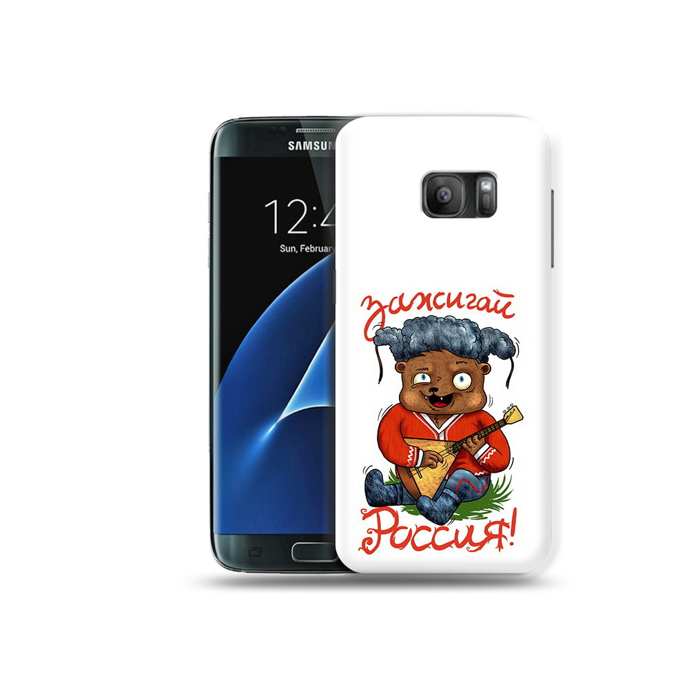 

Чехол MyPads Tocco для Samsung Galaxy S7 Зажигай Россия, Прозрачный, Tocco