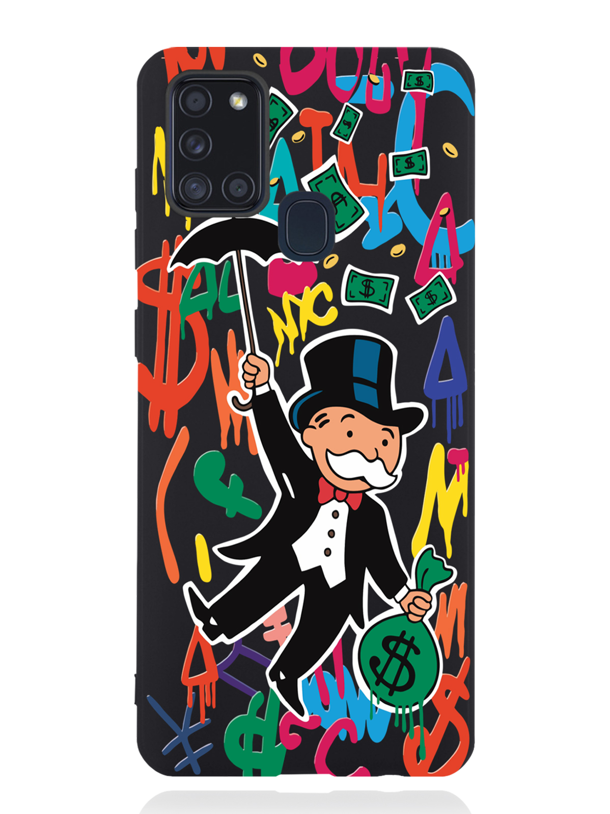 фото Чехол musthavecase samsung galaxy a21s rich uncle pennybags/богатенький дядюшка толстосум