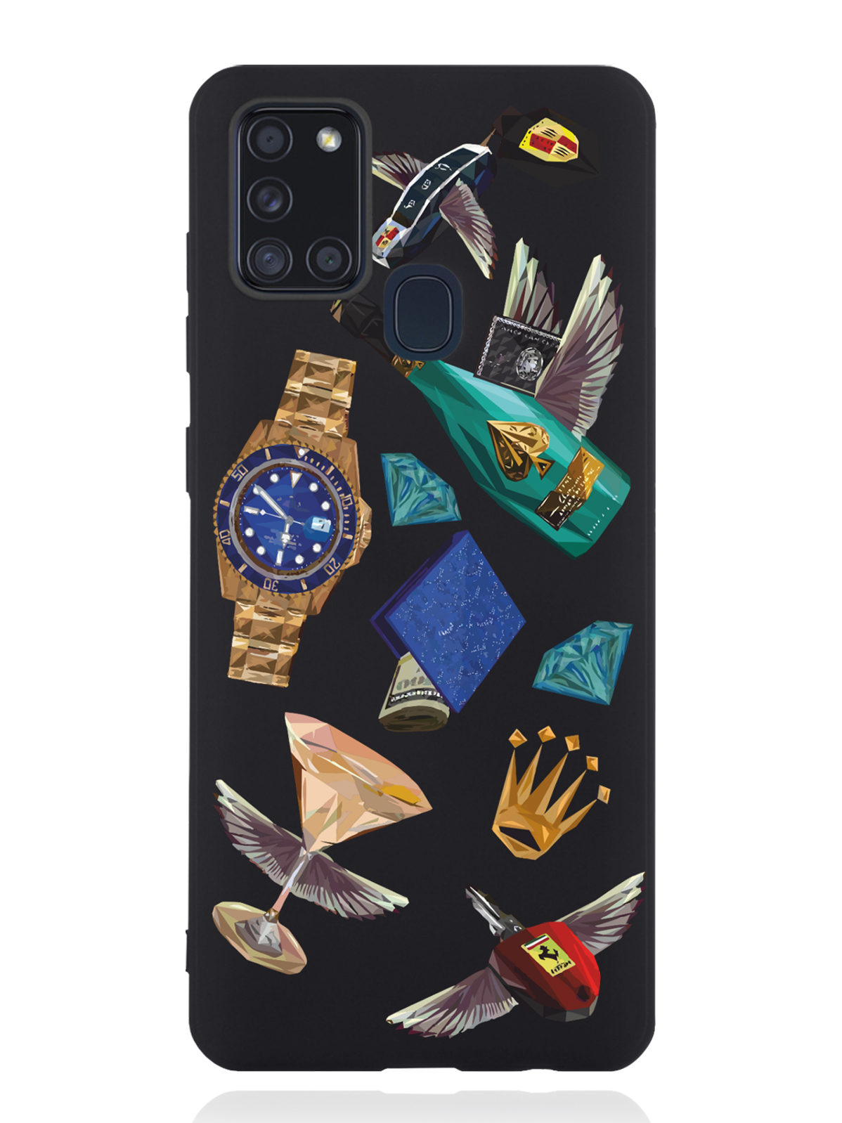 

Чехол MustHaveCase Samsung Galaxy A21s Luxury lifestyle, Разноцветный, Samsung Galaxy A21s Luxury lifestyle