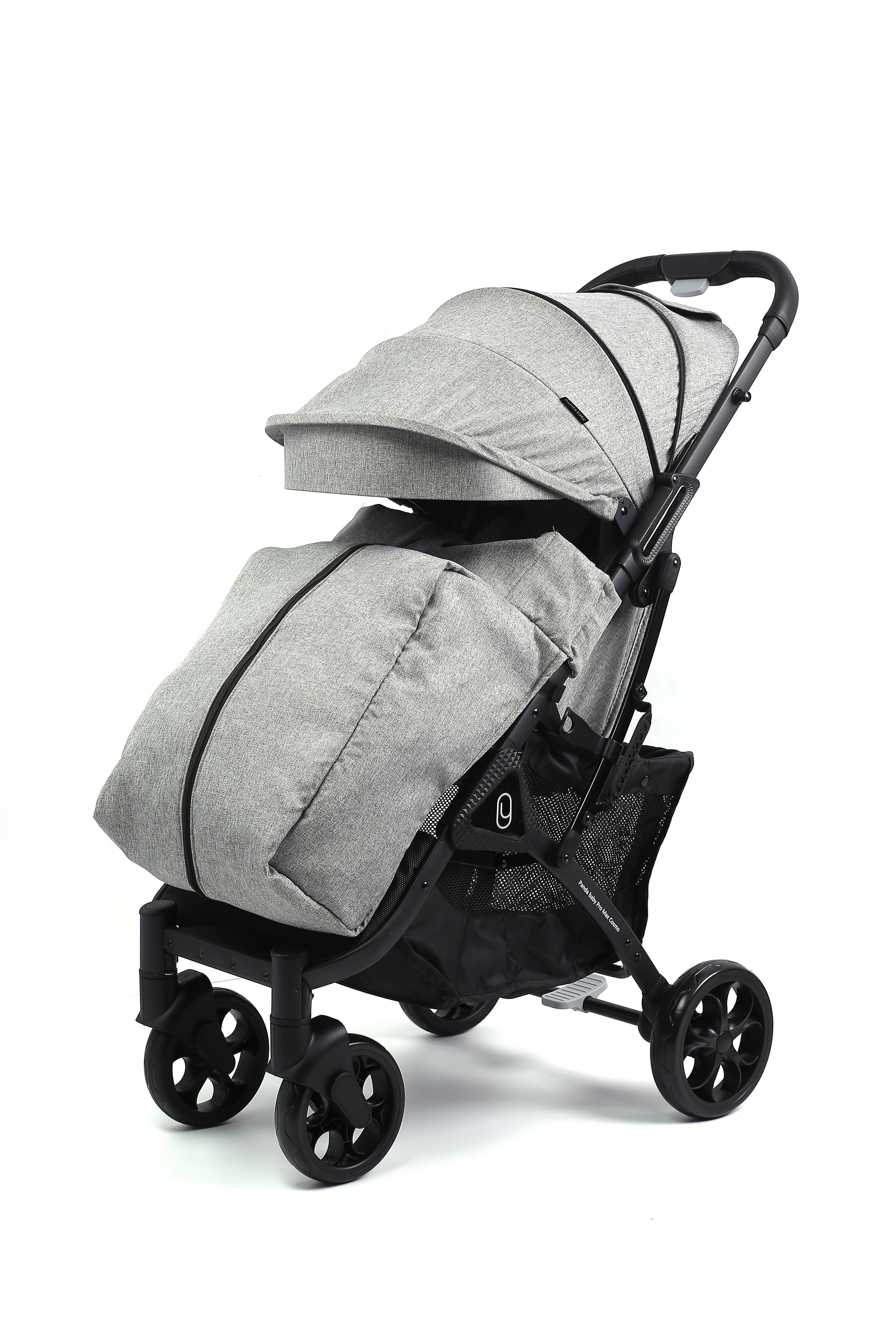 Детская прогулочная коляска Chiccolino, Panda Baby Pro Max Cosmo цвет серый