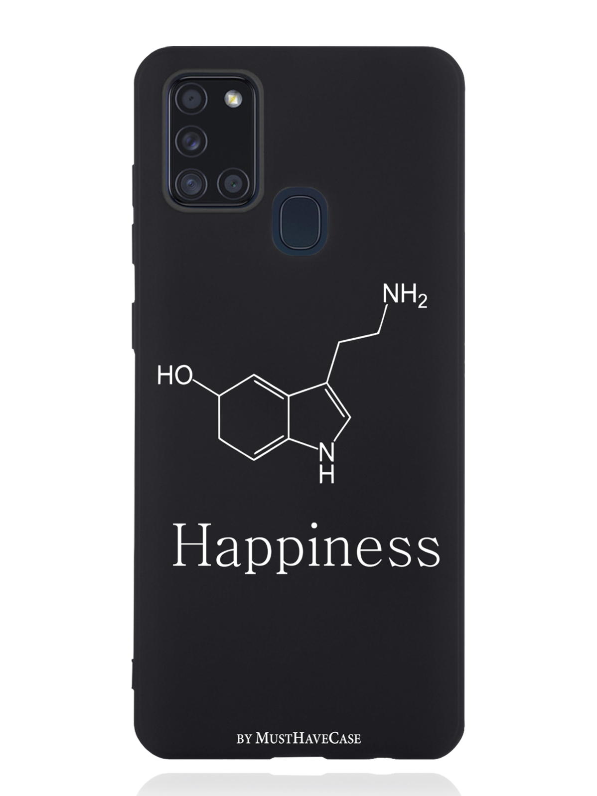

Чехол MustHaveCase Samsung Galaxy A21s Молекула счастья, Черный;белый, Samsung Galaxy A21s Молекула счастья