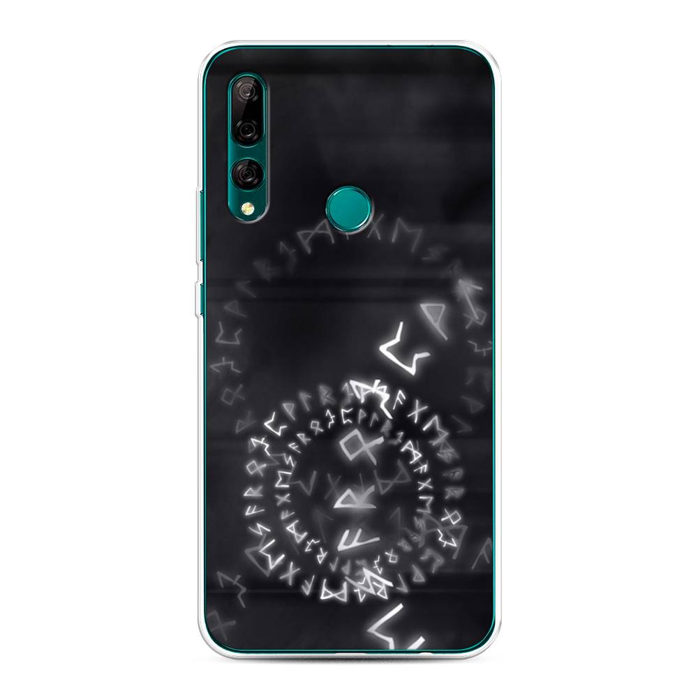 

Чехол на Huawei Y9 Prime 2019 "Руны", Серый;черный, 611950-3