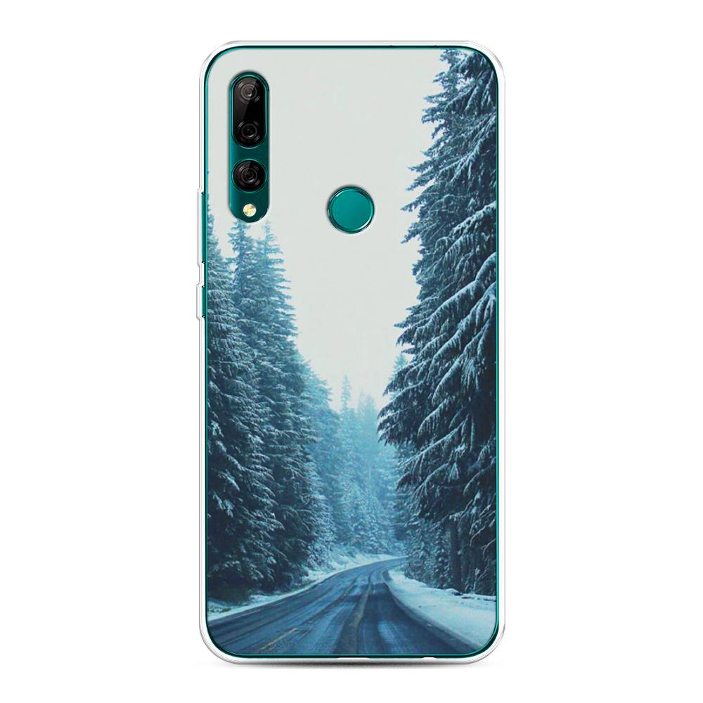 

Чехол на Huawei Y9 Prime 2019 "Зима 9", Бежевый;голубой;черный, 611950-2