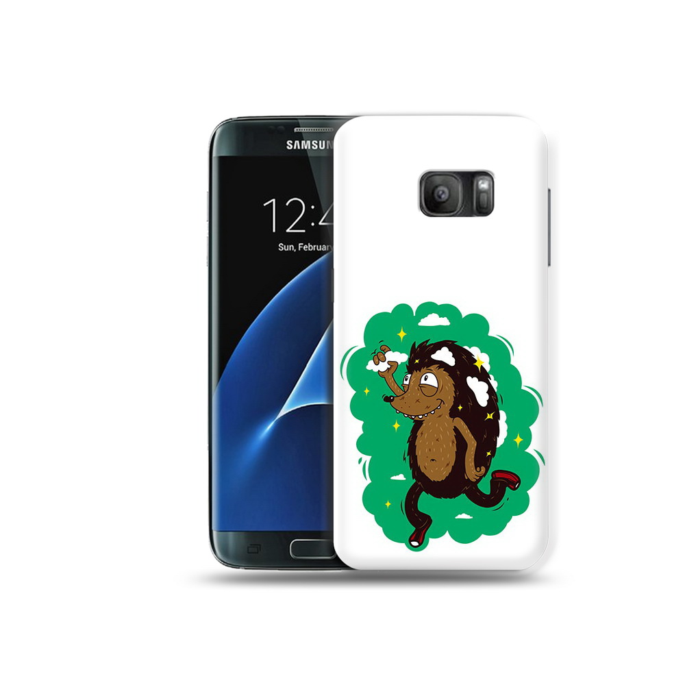 

Чехол MyPads Tocco для Samsung Galaxy S7 Ежик в облаках, Прозрачный, Tocco