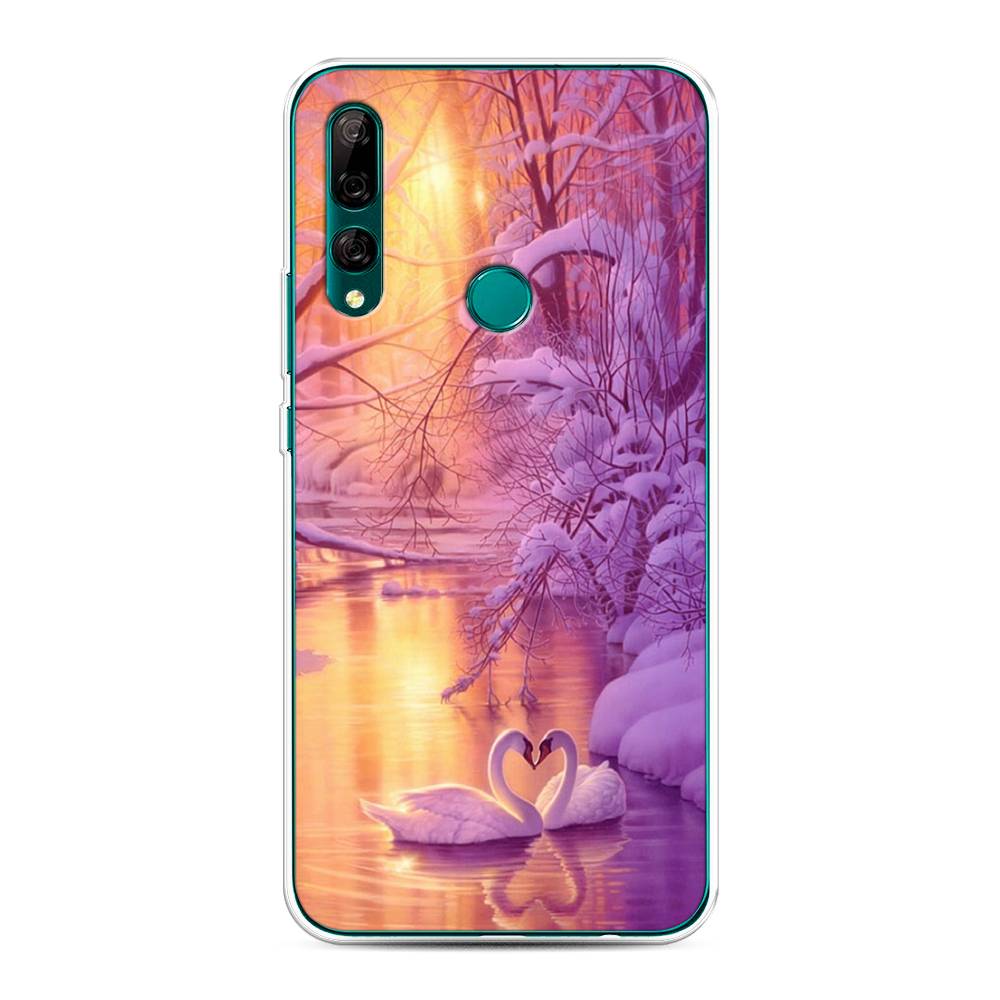 

Чехол на Huawei Y9 Prime 2019 "Зима 1", Фиолетовый;желтый, 611950-2