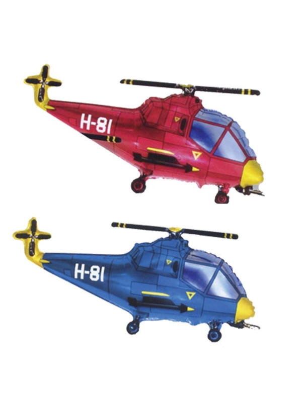 

Набор шаров FLEX METAL "Вертолет" 25х43 см. красный и синий, ЕУТ_1206-0351-52