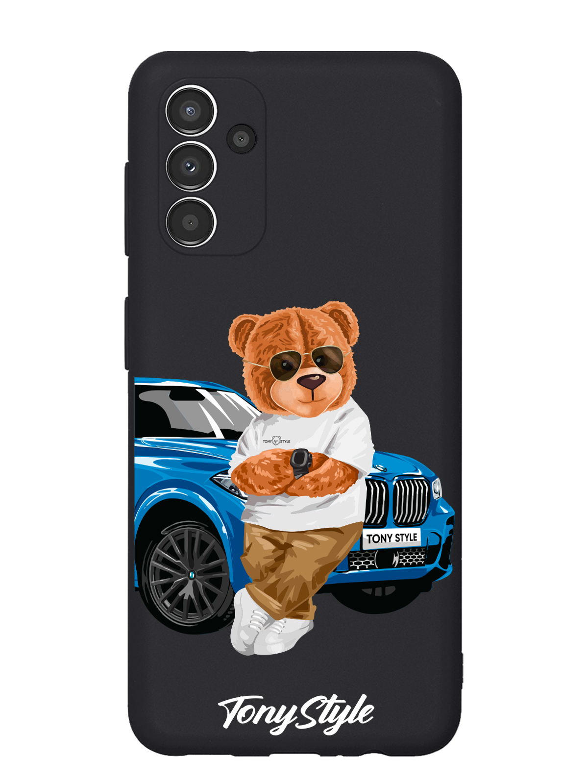 

Чехол Tony Style Samsung Galaxy A13 Tony Style с машиной, Голубой;коричневый;белый, Samsung Galaxy A13 Tony Style с машиной