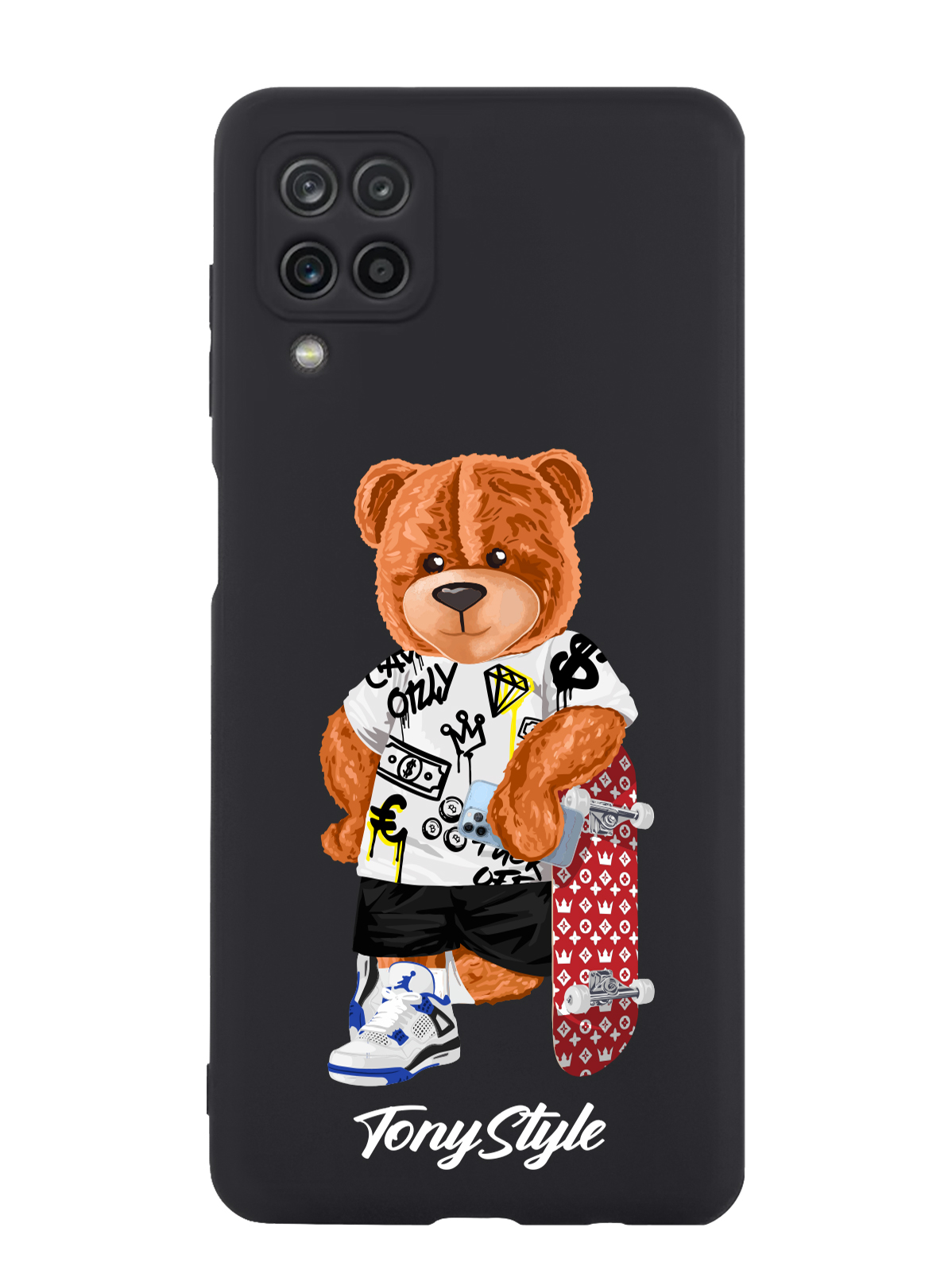 

Чехол Tony Style Samsung Galaxy A12 Tony Style со скейтом, Коричневый;черный;красный, Samsung Galaxy A12 Tony Style со скейтом