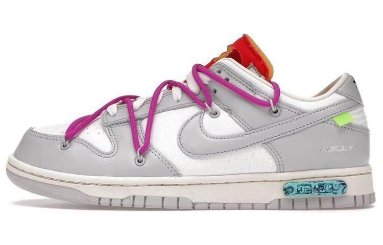 

Кеды унисекс Nike OFF-WHITE x Nike Dunk Low The 50 NO.45 белые 41 EU, Белый, OFF-WHITE x Nike Dunk Low The 50 NO.45