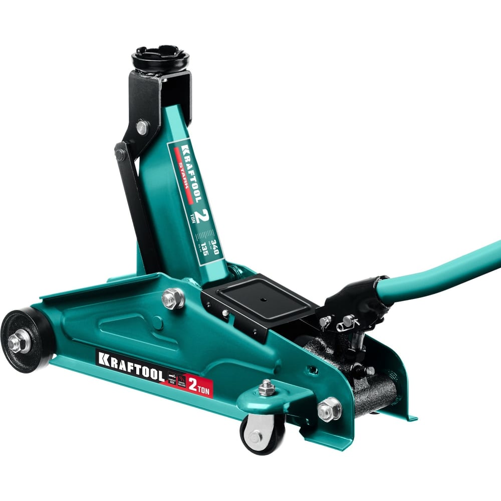 

KRAFTOOL stark Подкатной домкрат для легковых а/м 2т, 135-340 мм 43453-2