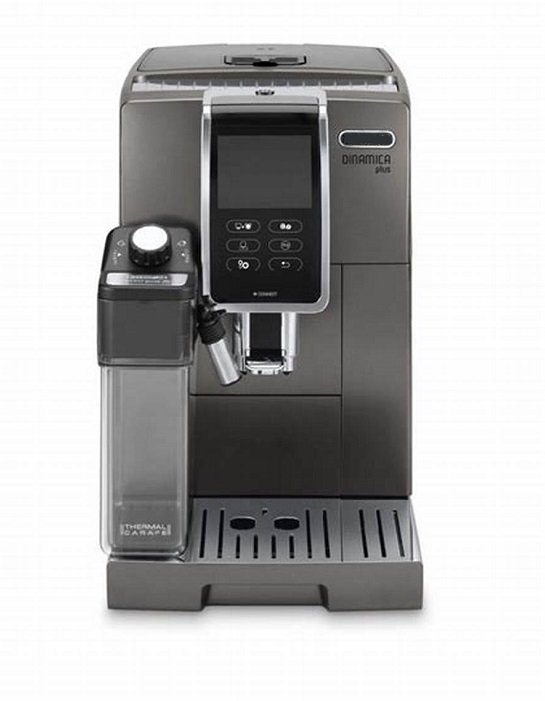 Кофемашина автоматическая Delonghi Dinamica Plus ECAM 372.95.TB EU серая, черная