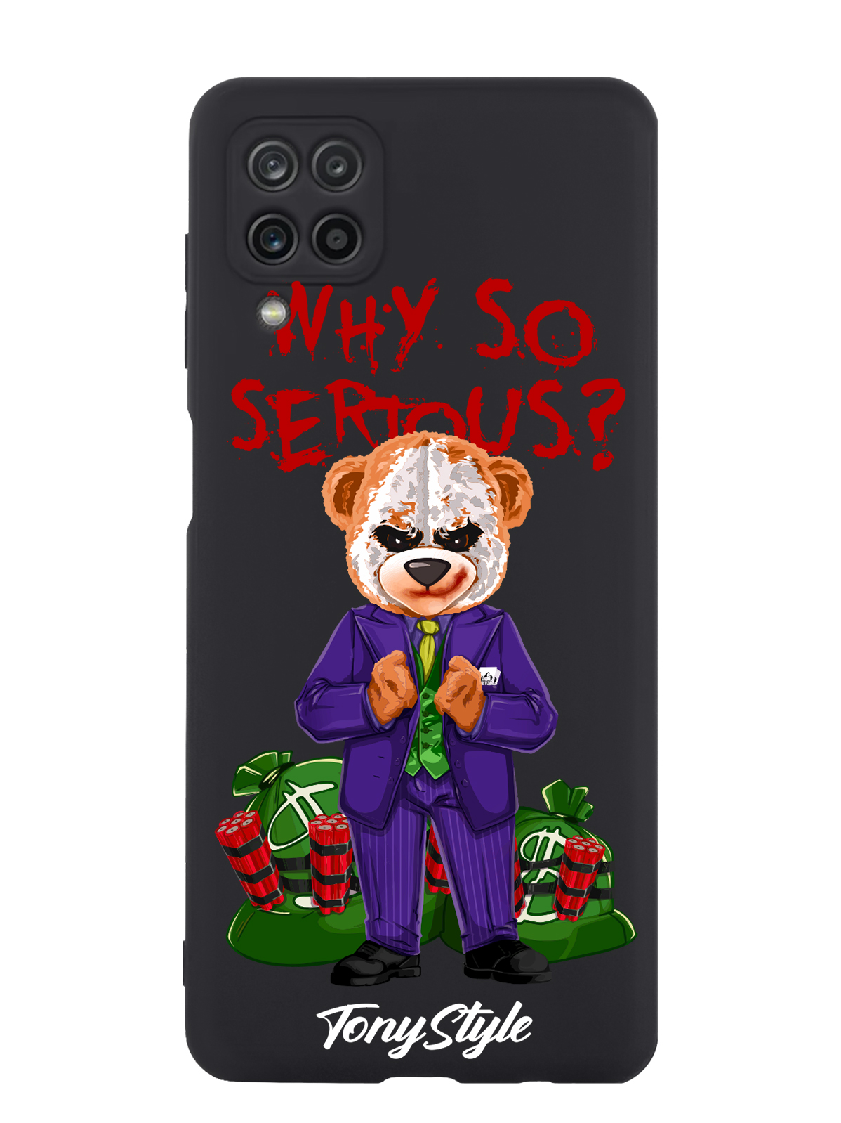 

Чехол Tony Style Samsung Galaxy A12 Tony Style Джокер Joker Why so serious, Samsung Galaxy A12 Tony Style Джокер Joker Why so serious