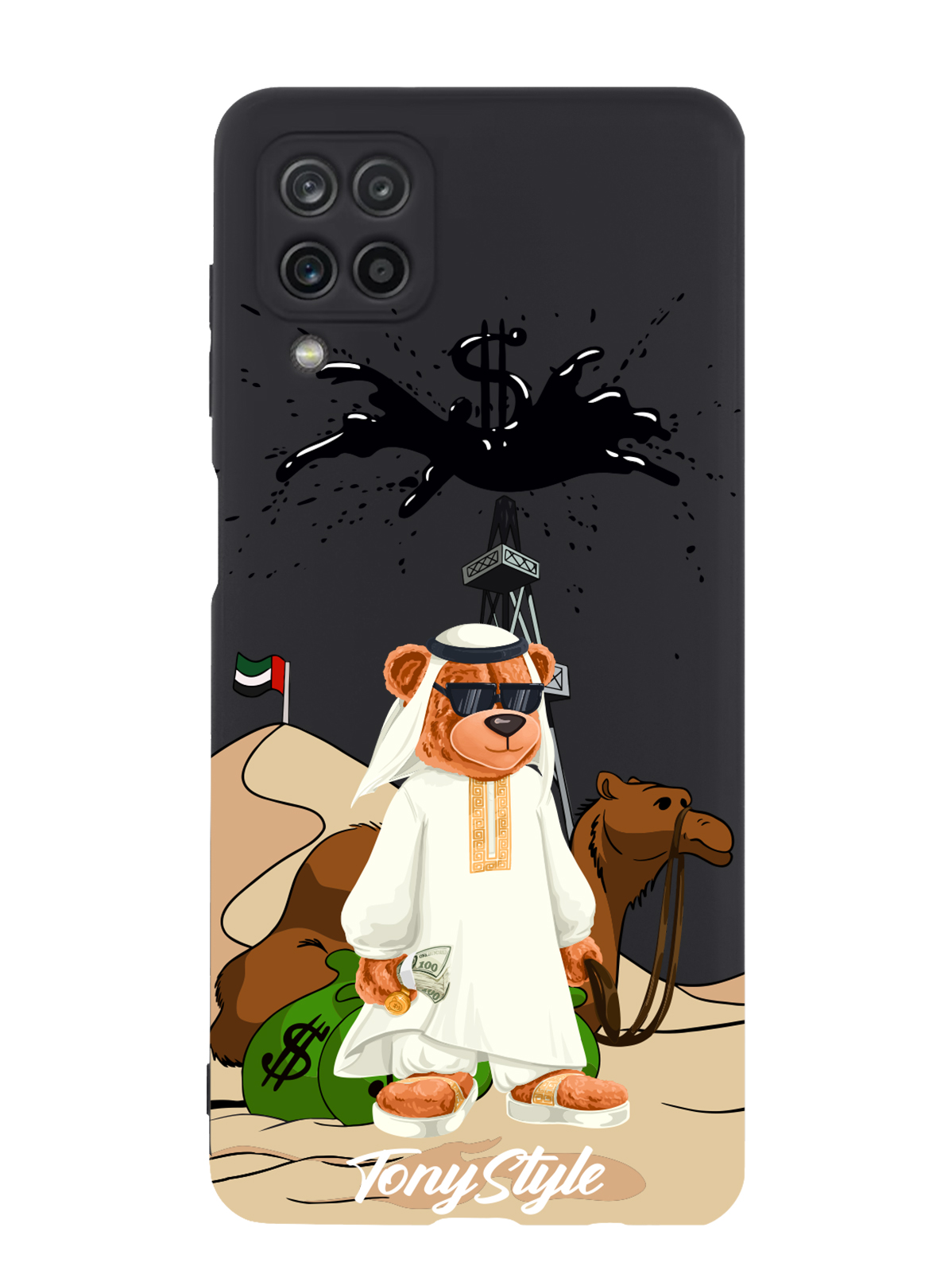 

Чехол Tony Style Samsung Galaxy A12 Tony Style Дубай, Белый;золотистый;коричневый, Samsung Galaxy A12 Tony Style Дубай