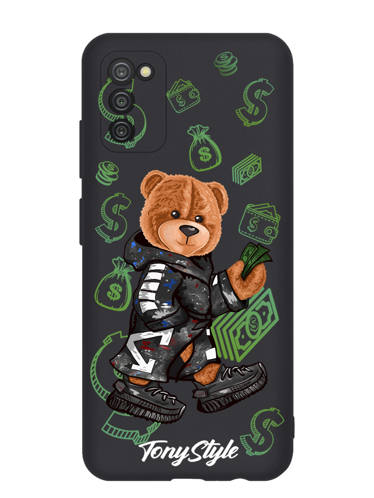 

Чехол Tony Style Samsung Galaxy A03S Tony Style Деньги, Коричневый;черный;зеленый, Samsung Galaxy A03S Tony Style Деньги