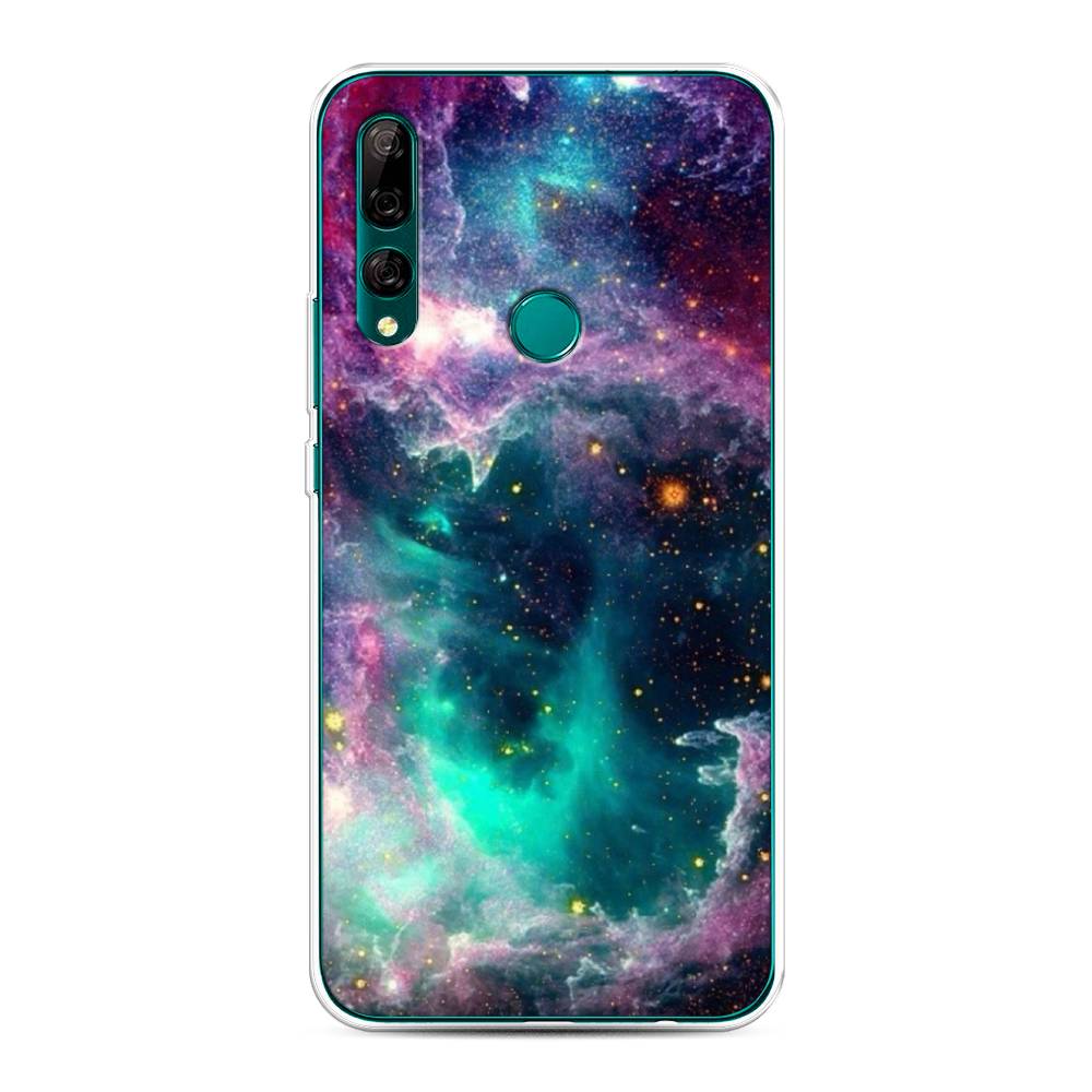 

Чехол на Huawei Y9 Prime 2019 "Звездные облака", Розовый;бежевый, 611950-2