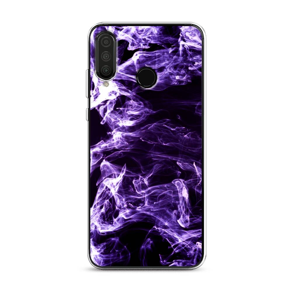 

Чехол на Huawei P30 Lite "Фиолетовый дым", Фиолетовый;белый;черный, 67950-3