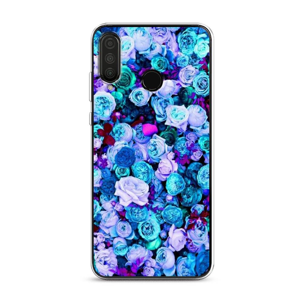 

Чехол на Huawei P30 Lite "Цветочный ковер", Фиолетовый, 67950-2