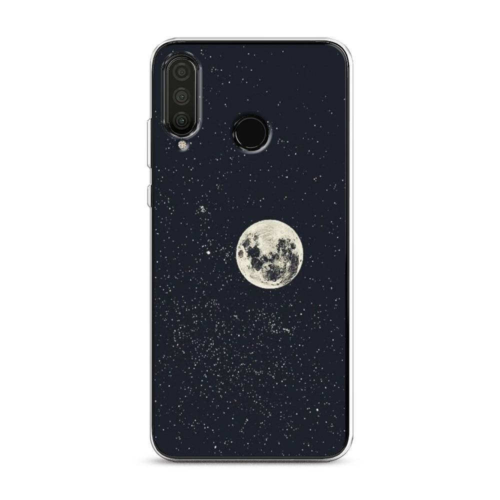 

Чехол на Huawei P30 Lite "Полнолуние", Красный, 67950-2
