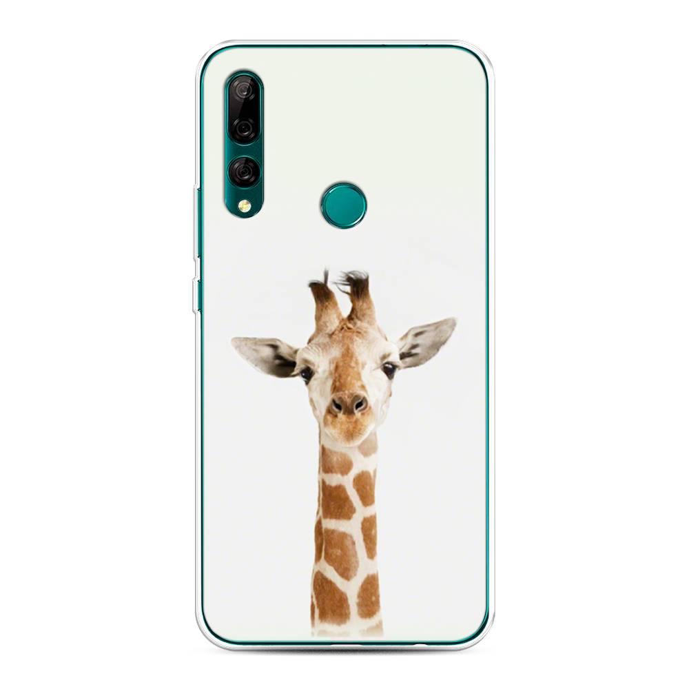 

Чехол на Huawei Y9 Prime 2019 "Любопытный жираф", Бежевый;коричневый, 611950-1